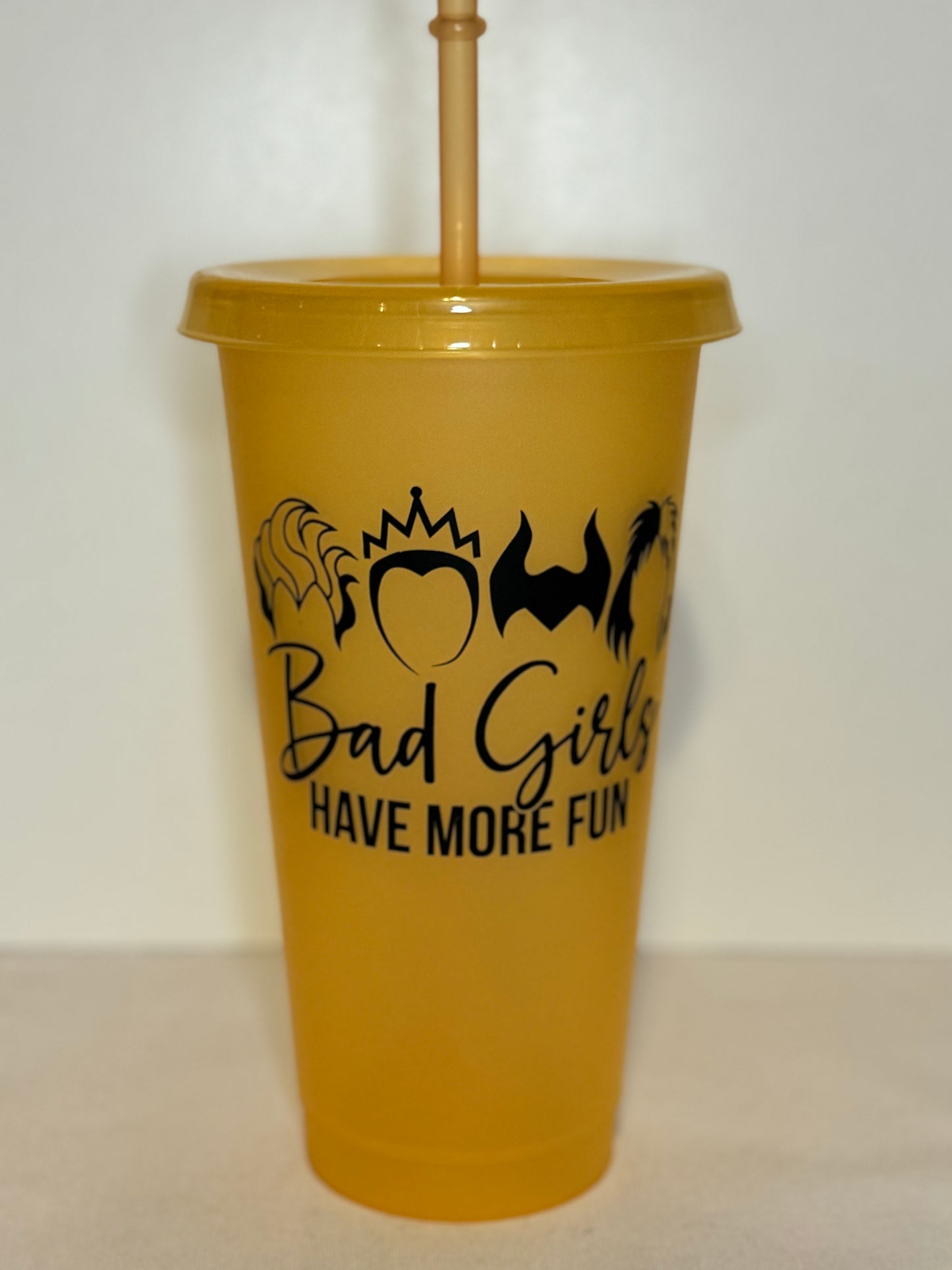 Villains - 24oz Tumblers with Lid and Straw