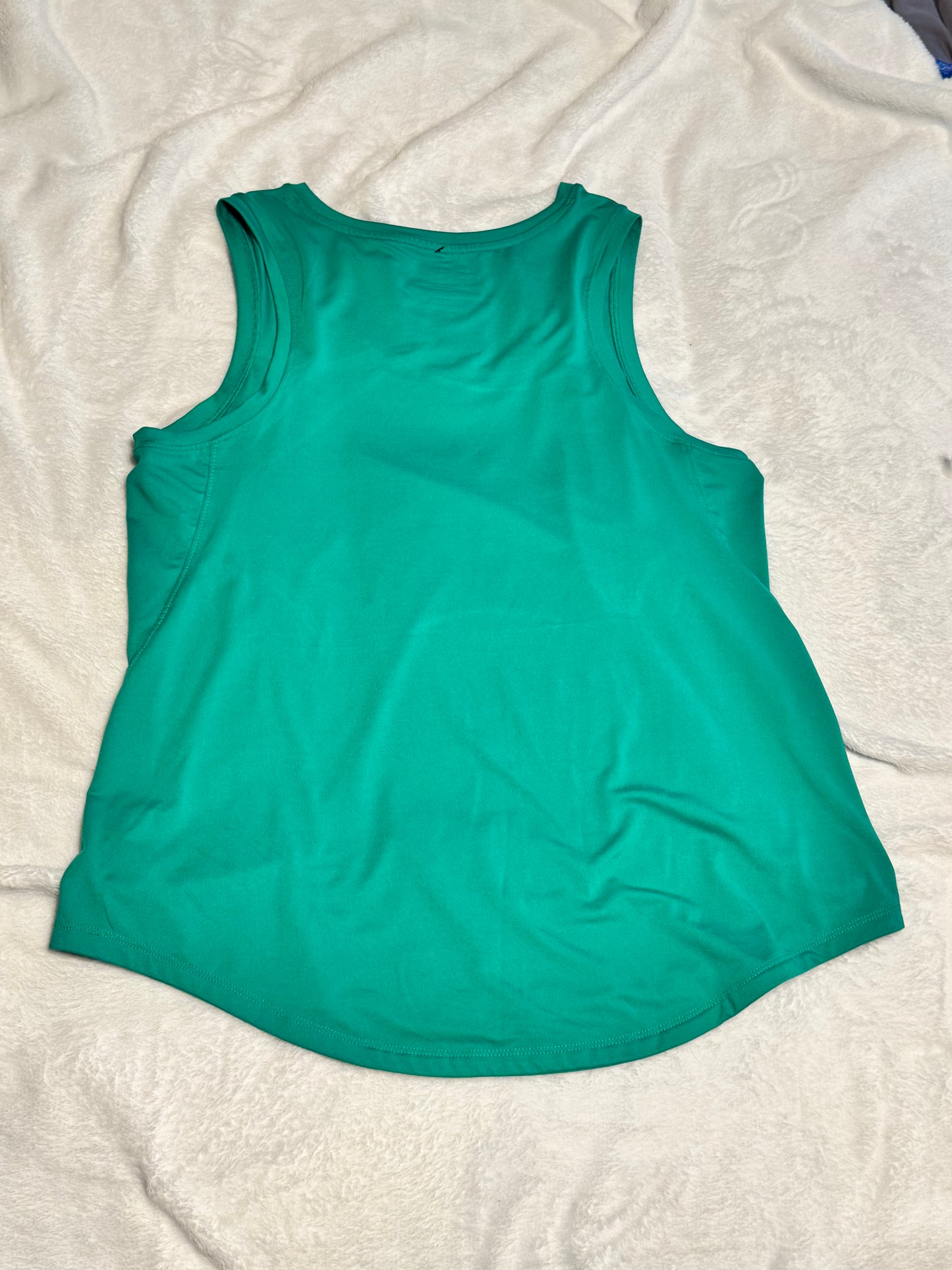 Curved Hem Athletic Tank - Just Breathe