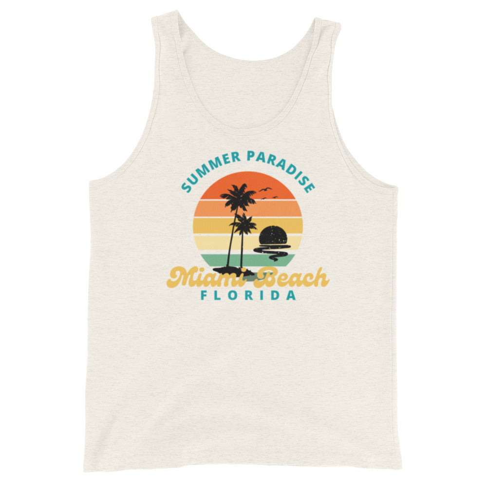 Miami Beach Summer Paradise - Tank Top