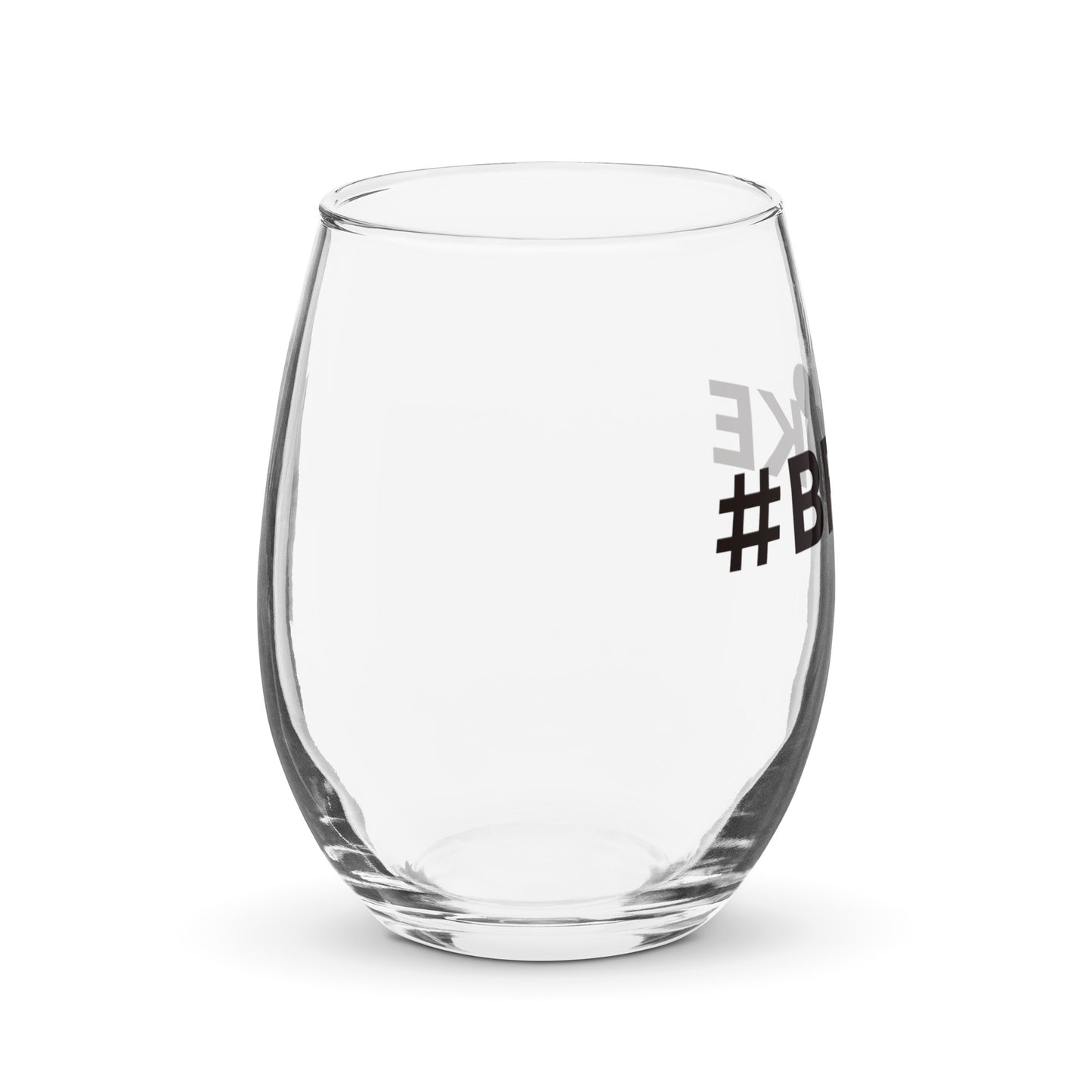 Broke - Stemless wine glass
