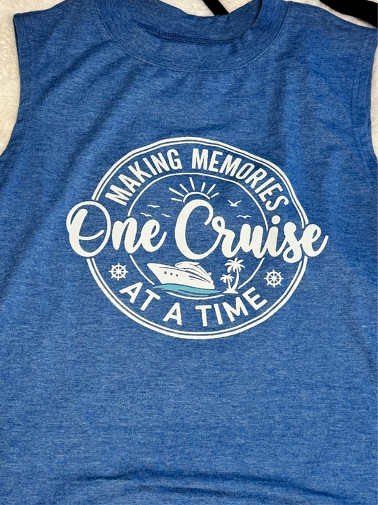 Crew Neck Tank - Making Memories Cruise