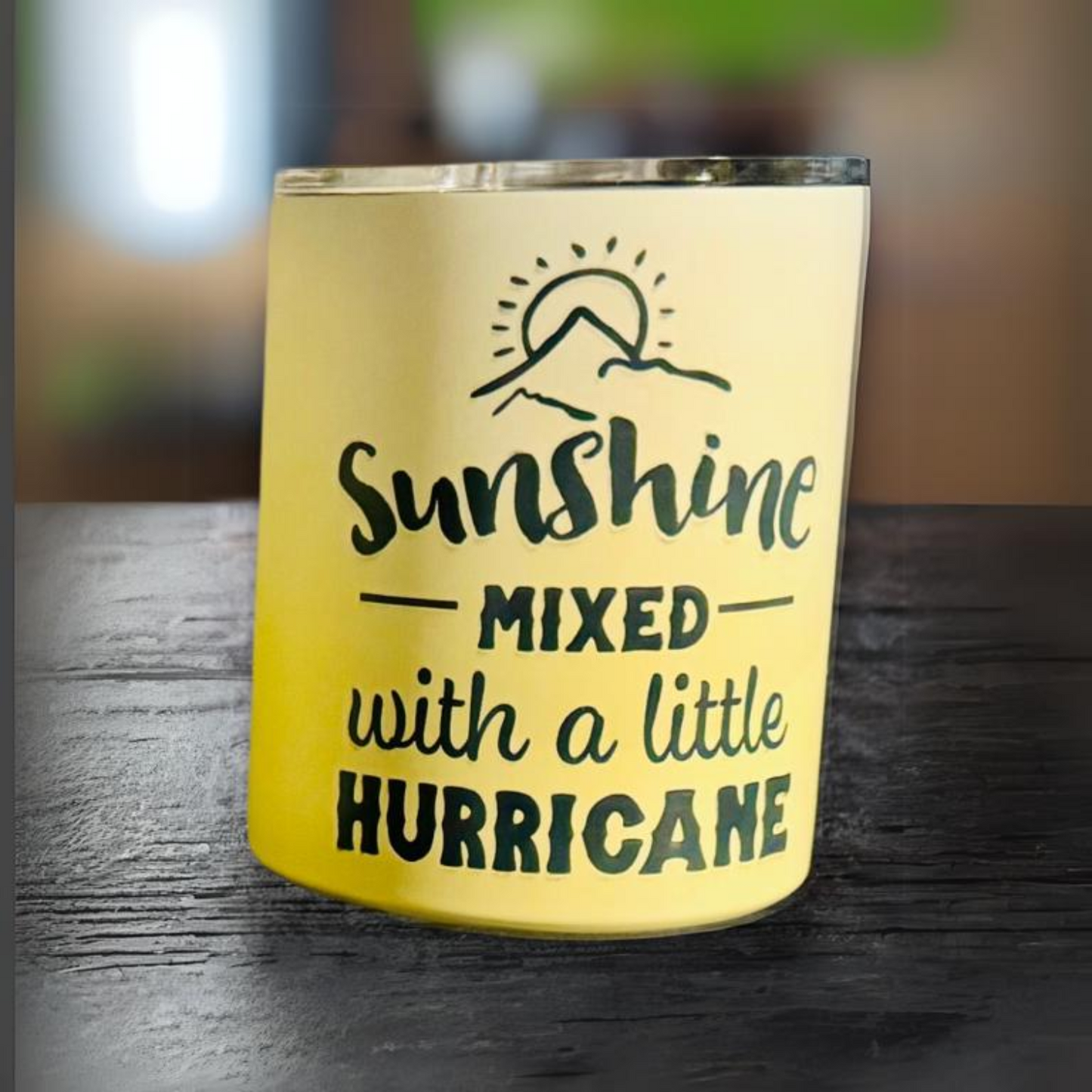 Ombre Low Ball Tumbler - Yellow - 10oz