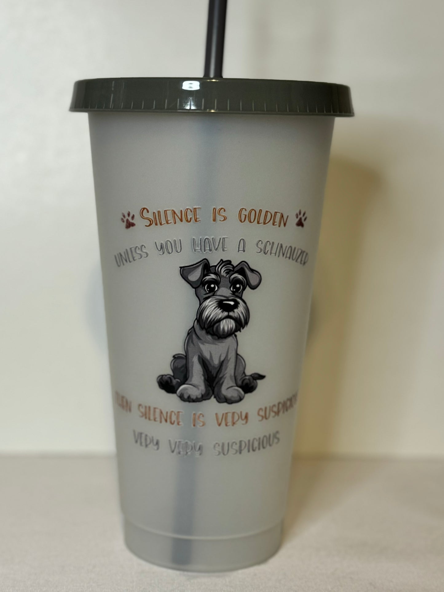 Dogs, Dogs, Dogs - 24oz Cold Beverage Tumbler with Lid and Straw