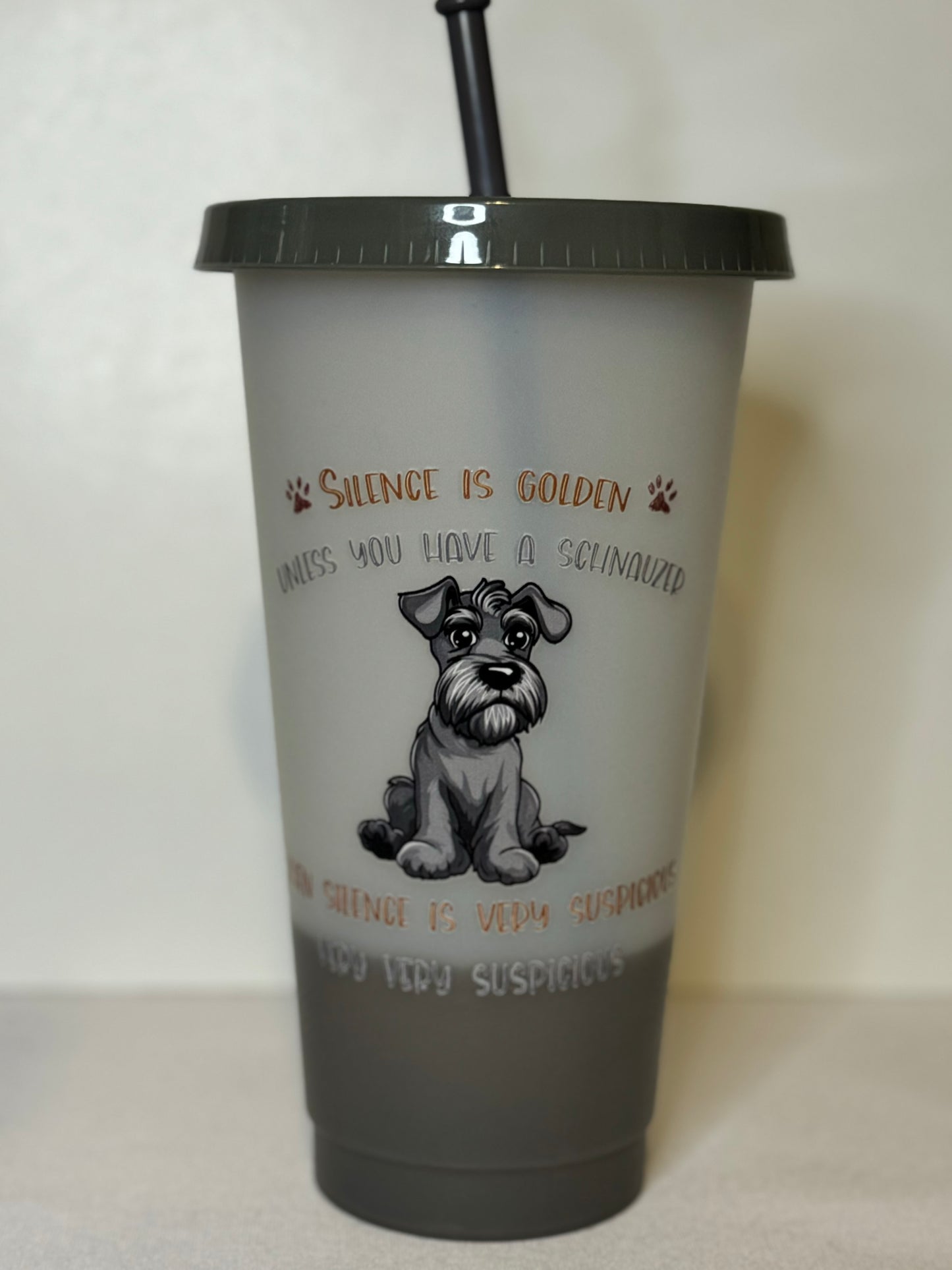 Dogs, Dogs, Dogs - 24oz Cold Beverage Tumbler with Lid and Straw