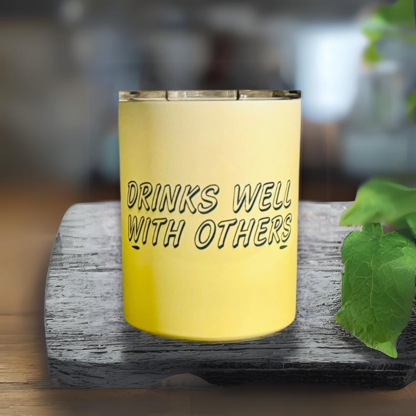 Ombre Low Ball Tumbler - Yellow - 10oz