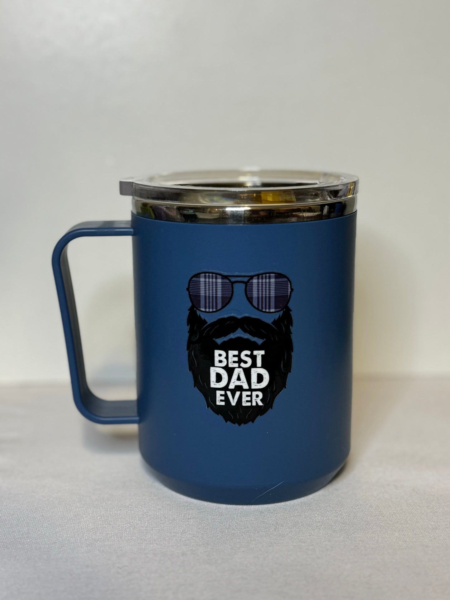 Best Dad Ever- 16oz Stainless Steel Mug with Lid