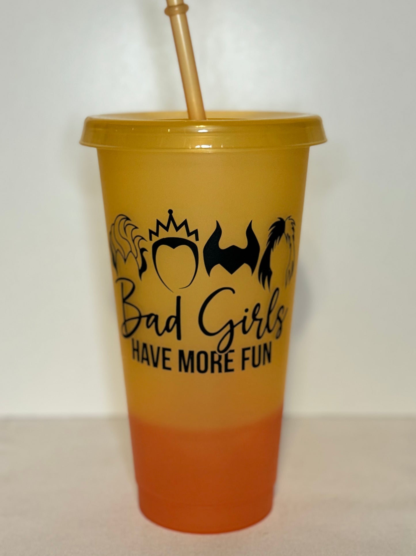 Villains - 24oz Tumblers with Lid and Straw