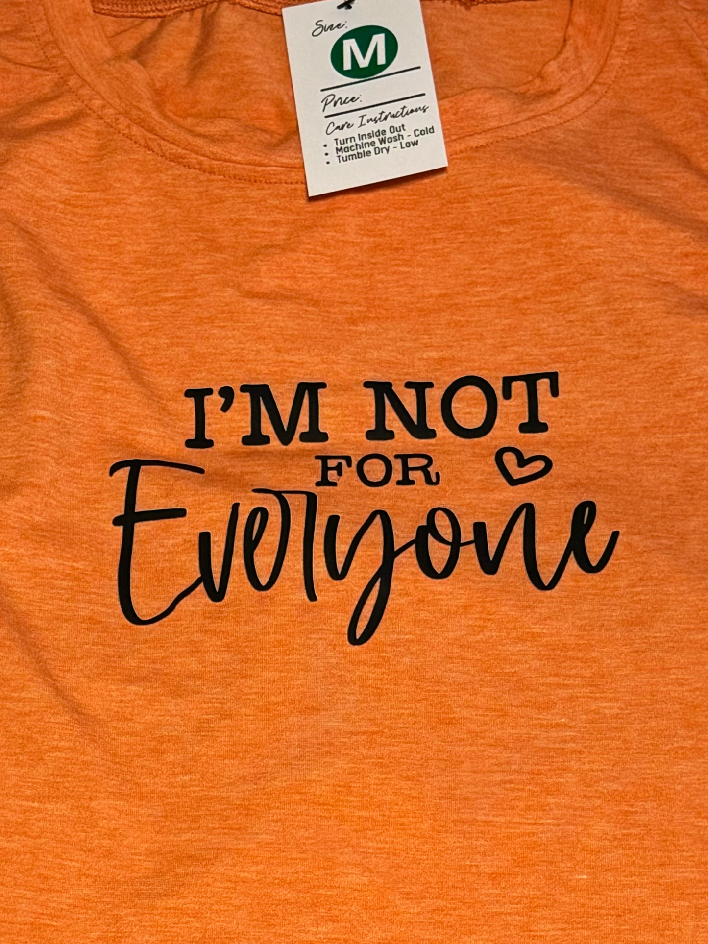 Crew Neck Tank - Not For Everyone