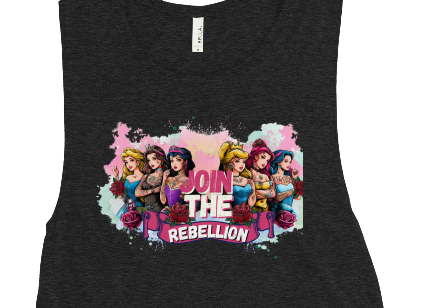 Join The Rebellion Princess -  Ladies’ Muscle Tank