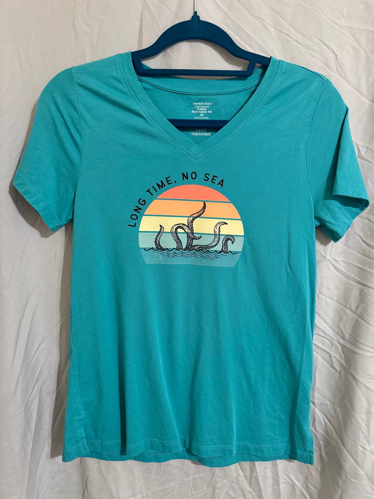 Long Time No Sea - Ladies V-Neck Shirt