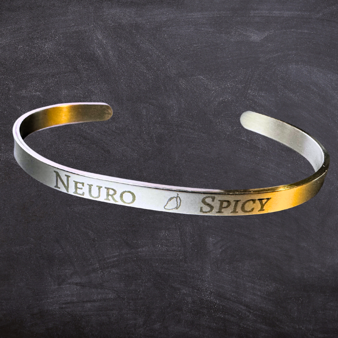Stainless Steel Cuff Bracelet - Laser Engraved