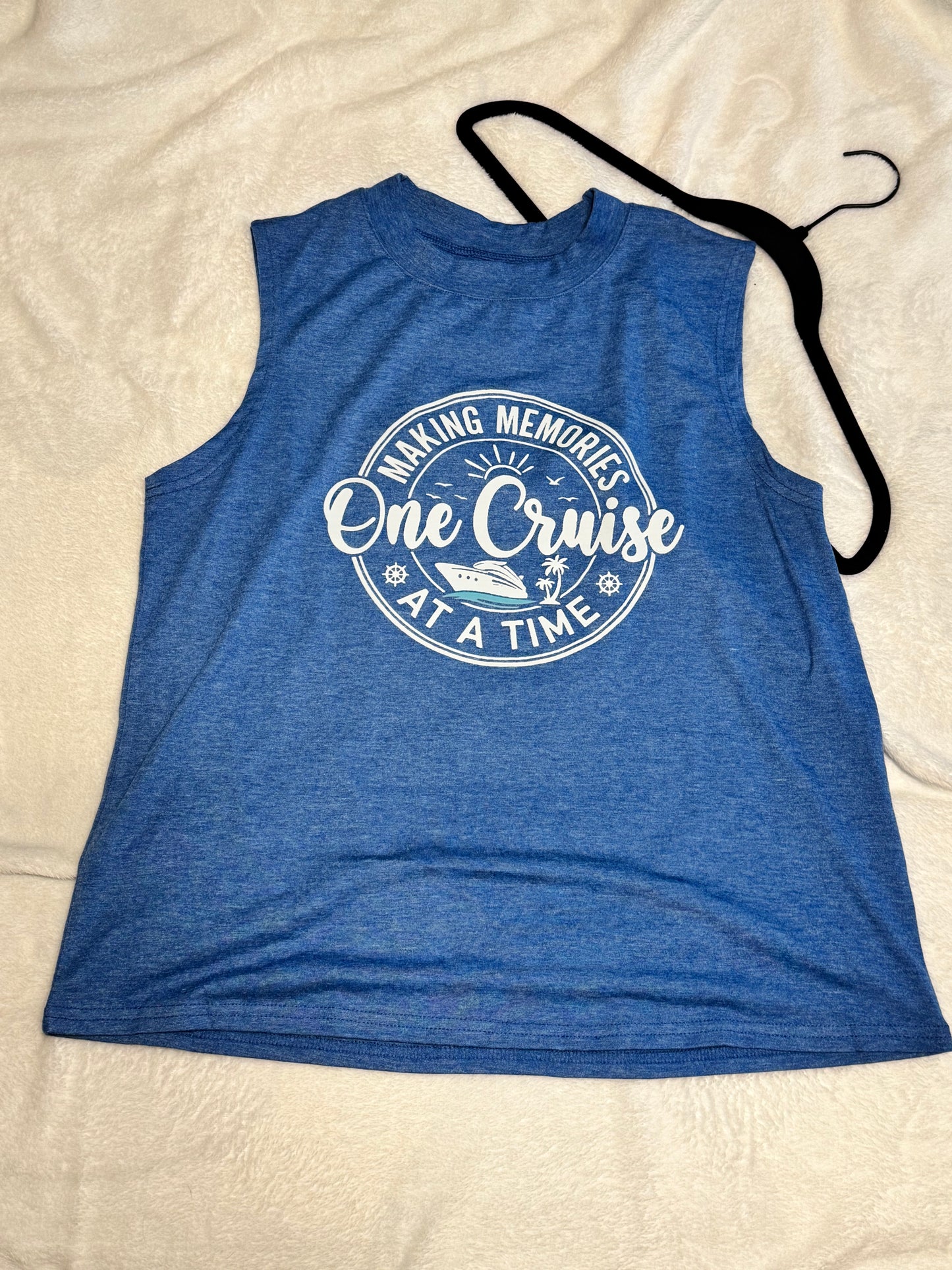 Crew Neck Tank - Making Memories Cruise
