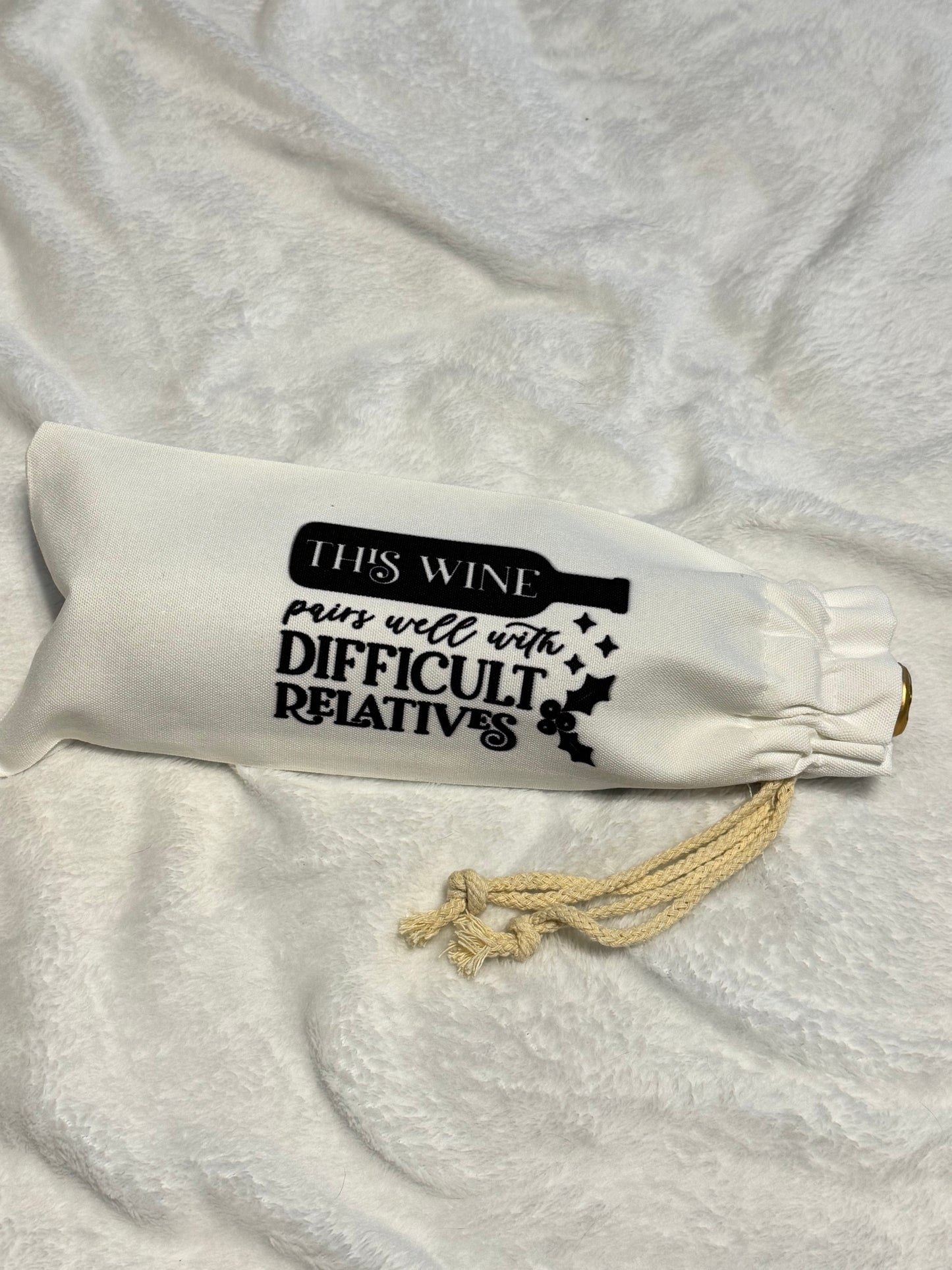 Canvas Bottle Bag