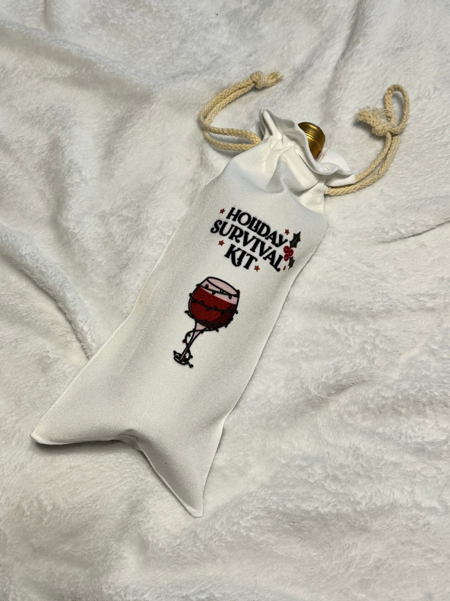 Canvas Bottle Bag