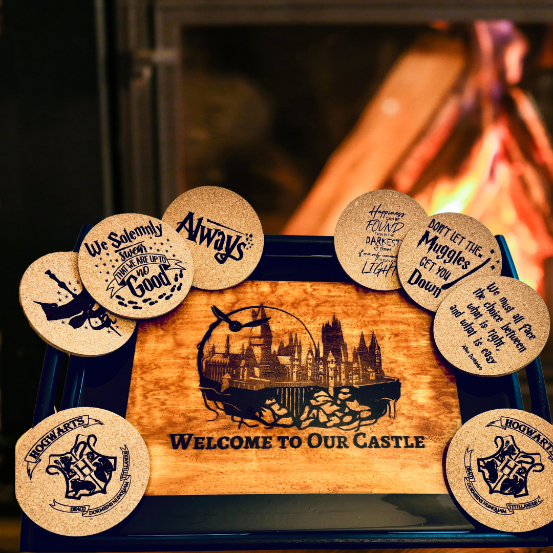 Welcome to Our Castle - Tray and Coaster Set