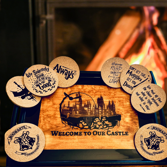 Welcome to Our Castle - Tray and Coaster Set
