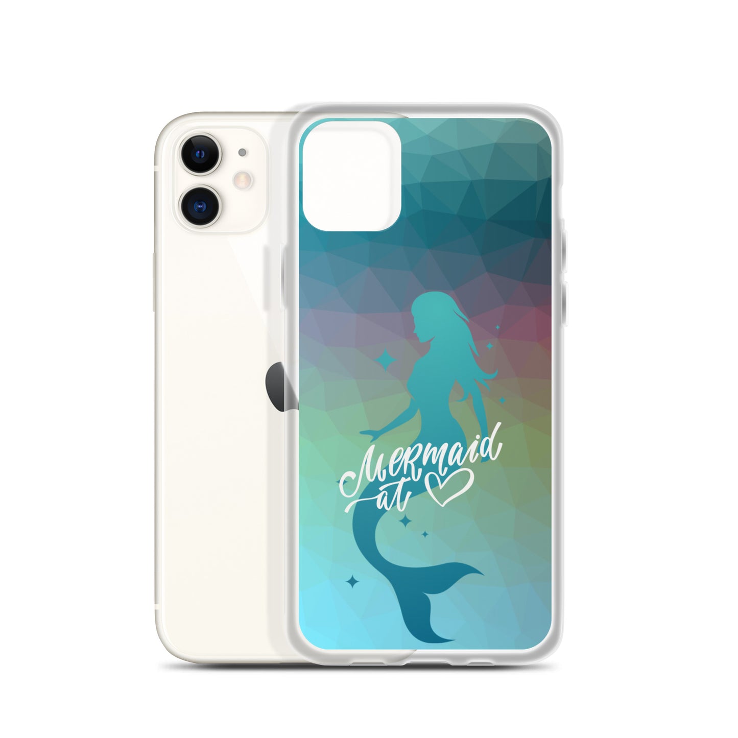 Mermaid at Heart - Clear Case for iPhone®