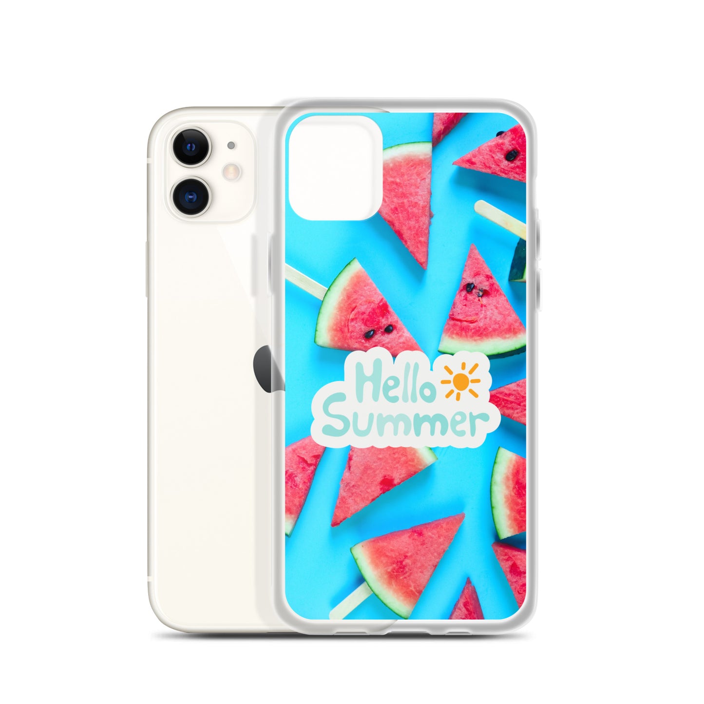 Watermelon Summer - Clear Case for iPhone®