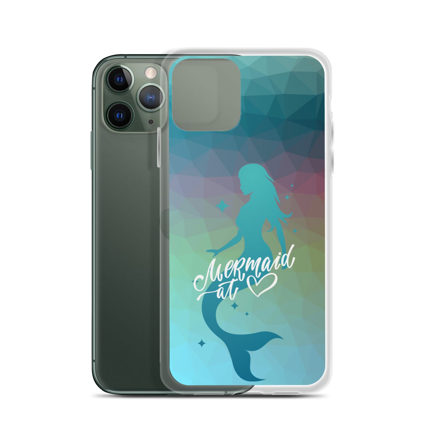 Mermaid at Heart - Clear Case for iPhone®