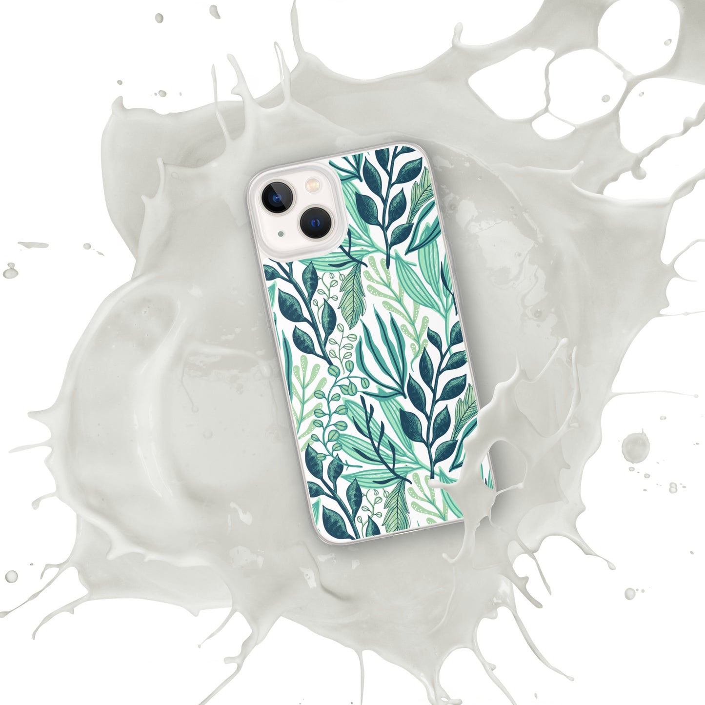 Tropical foliage - Clear Case for iPhone®