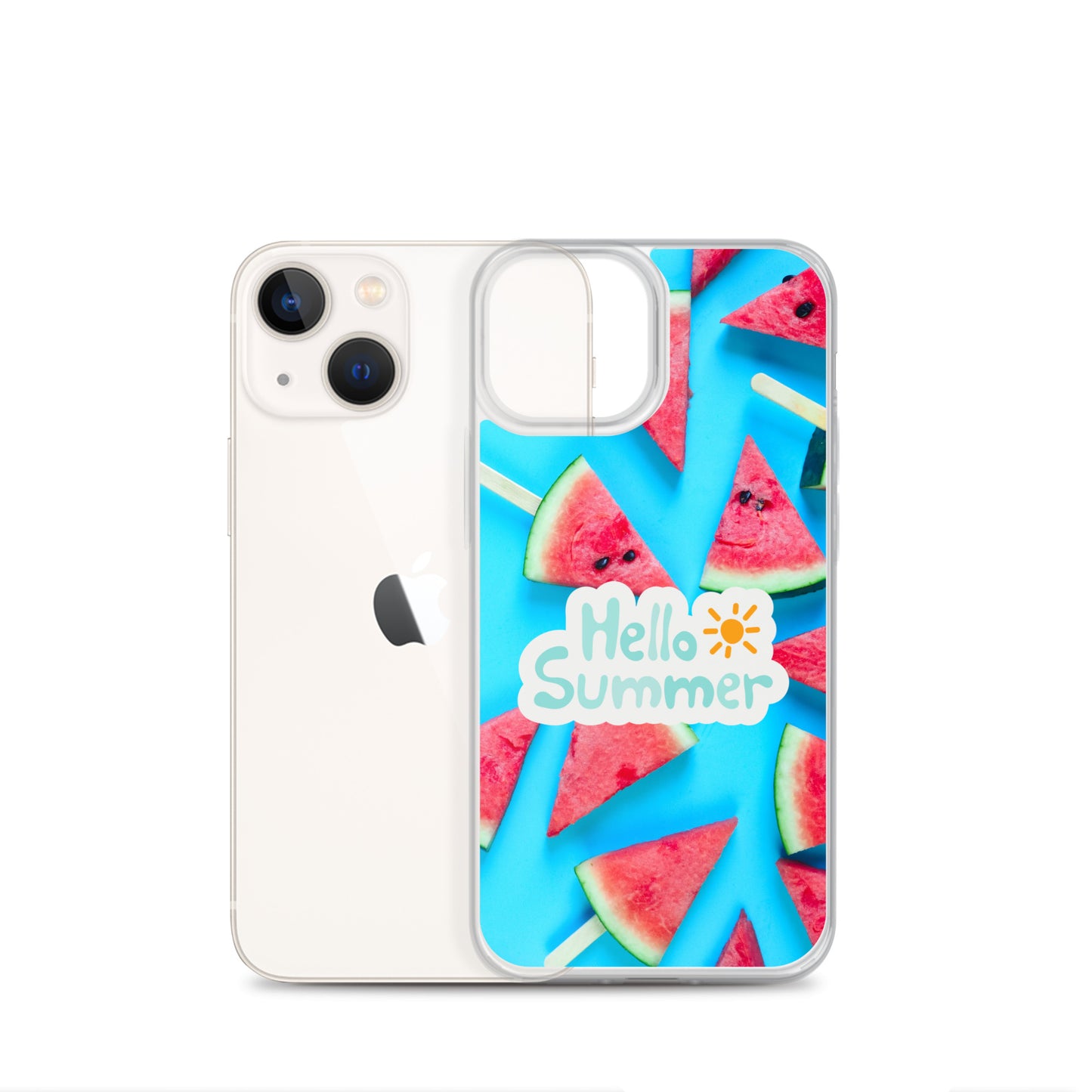Watermelon Summer - Clear Case for iPhone®