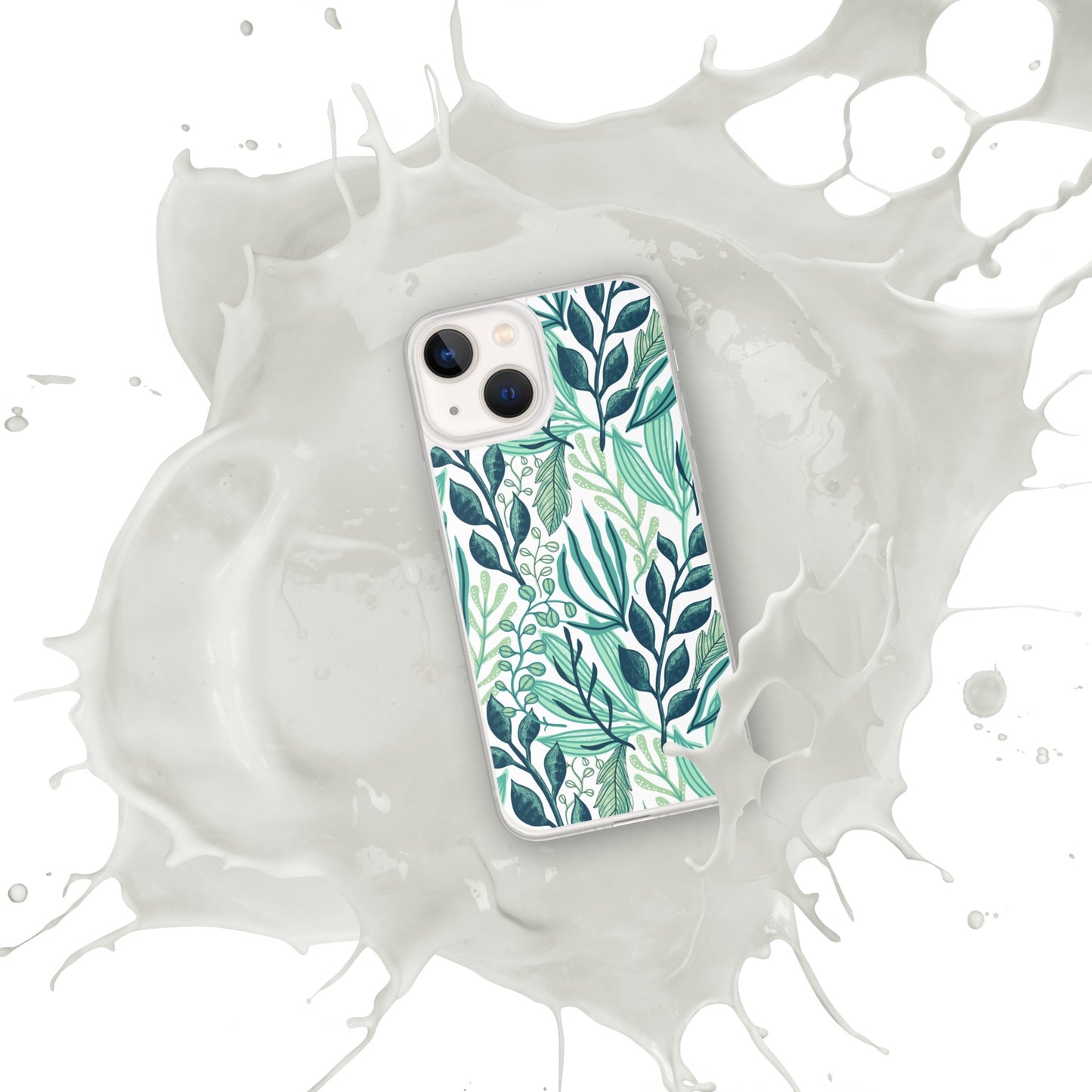 Tropical foliage - Clear Case for iPhone®
