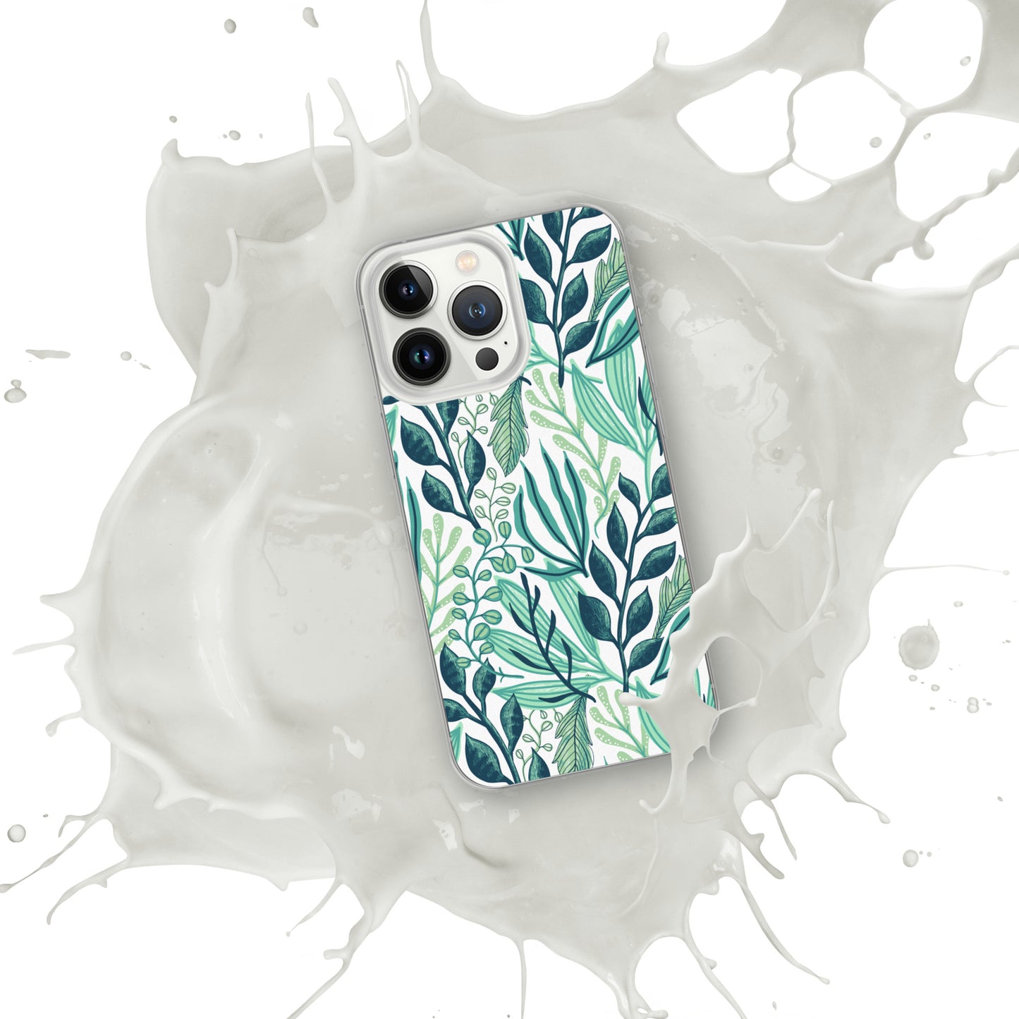 Tropical foliage - Clear Case for iPhone®