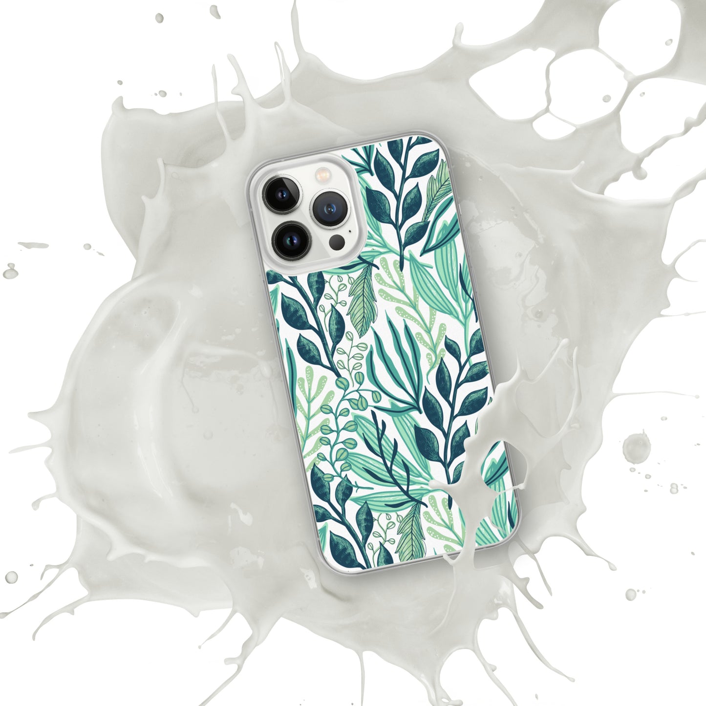 Tropical foliage - Clear Case for iPhone®