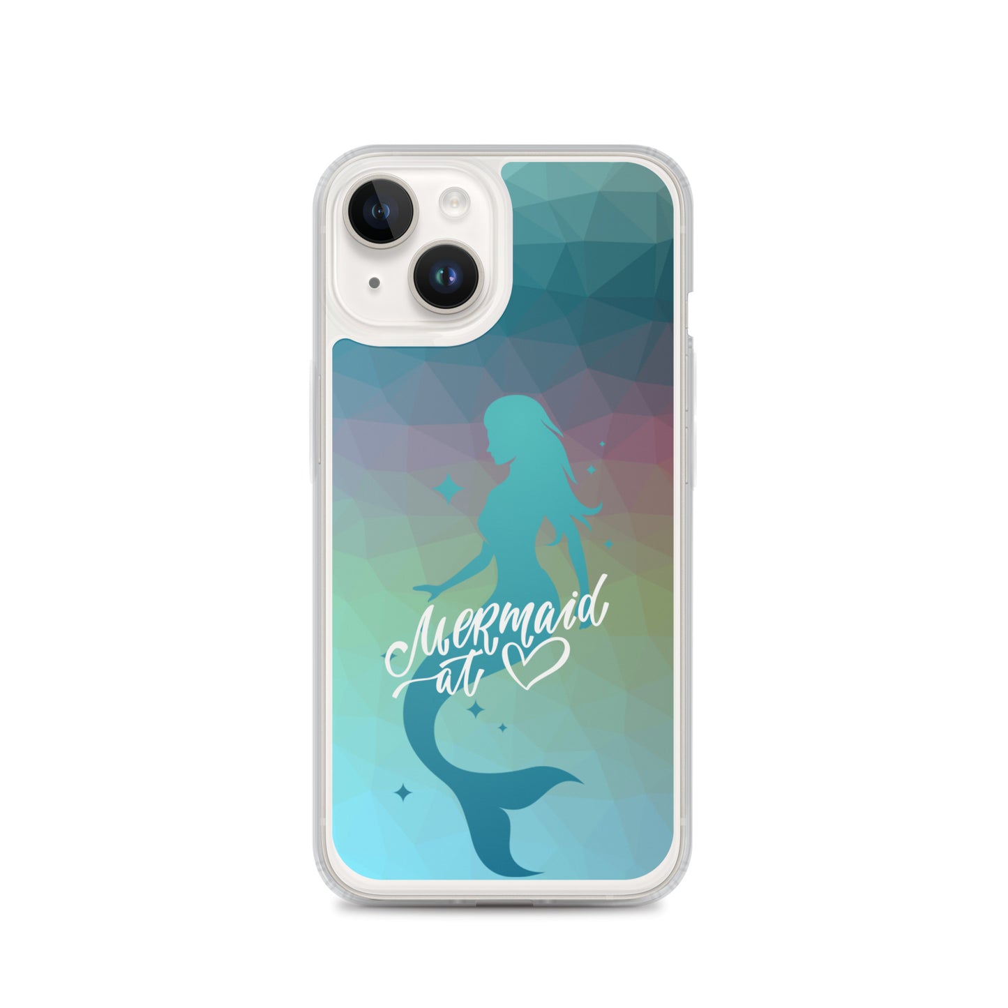 Mermaid at Heart - Clear Case for iPhone®