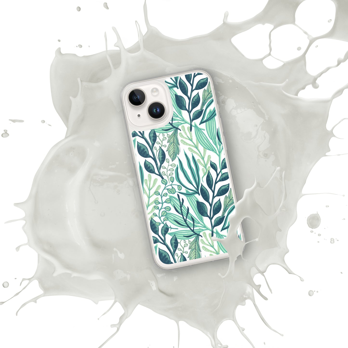 Tropical foliage - Clear Case for iPhone®