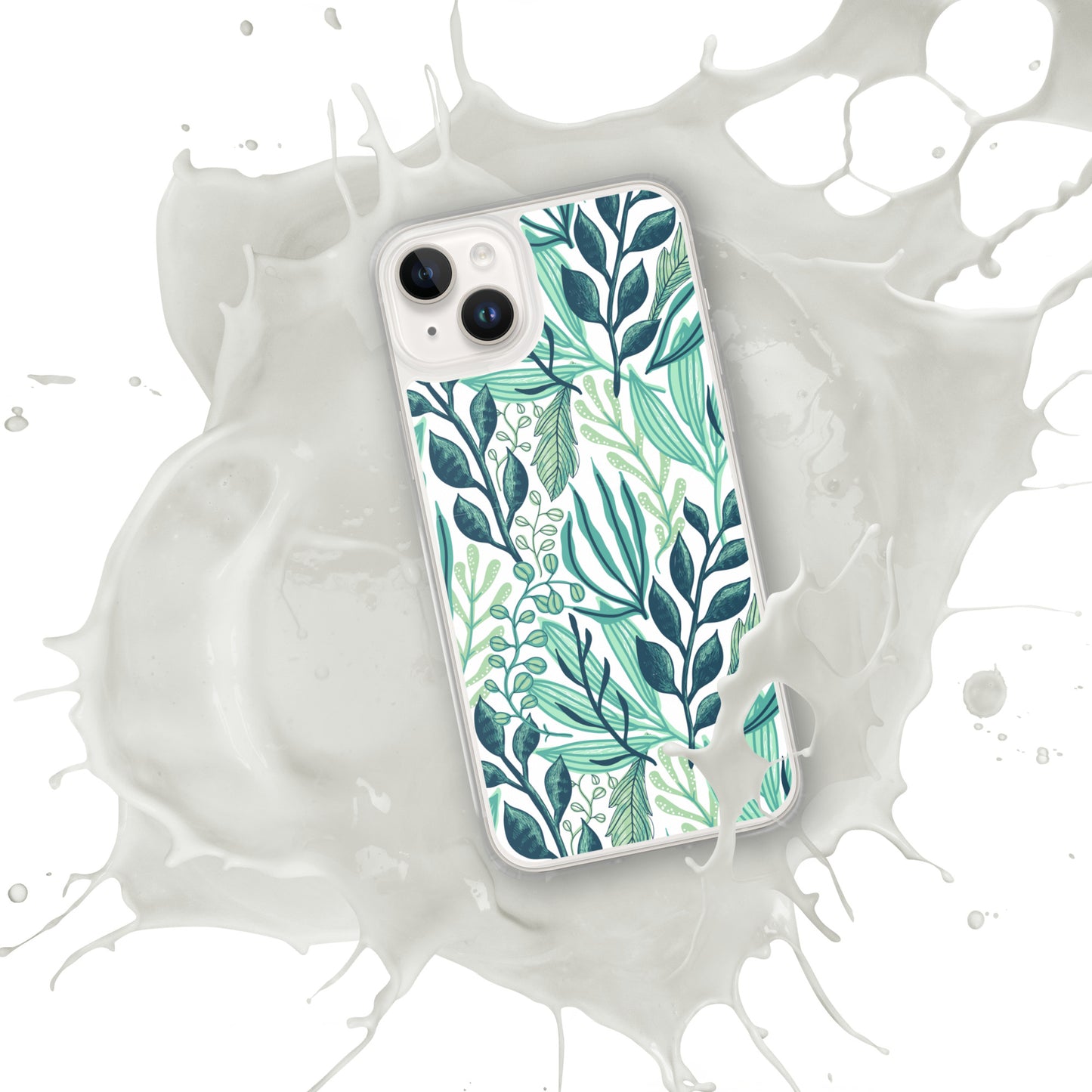 Tropical foliage - Clear Case for iPhone®