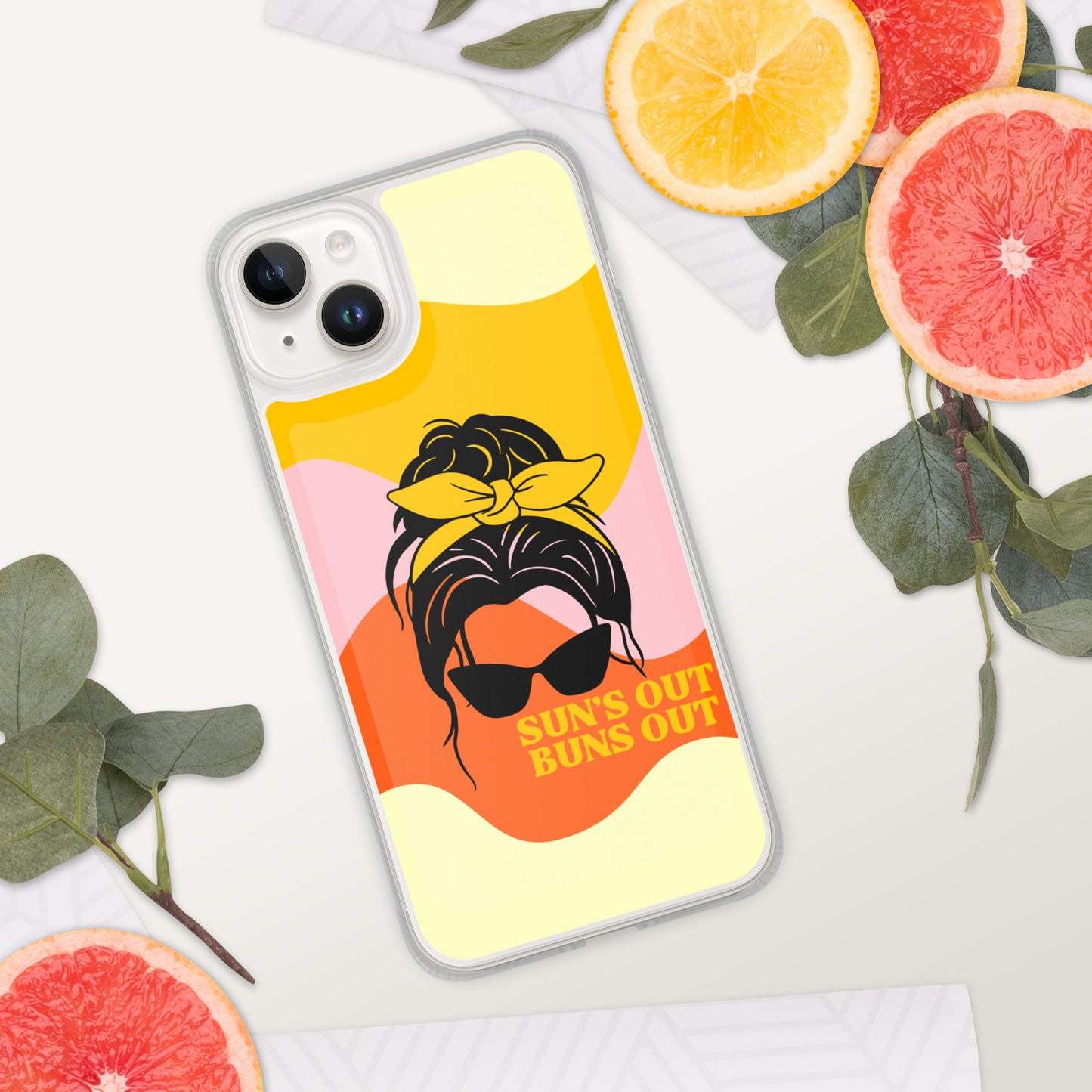 Sun's out buns out- Clear Case for iPhone®