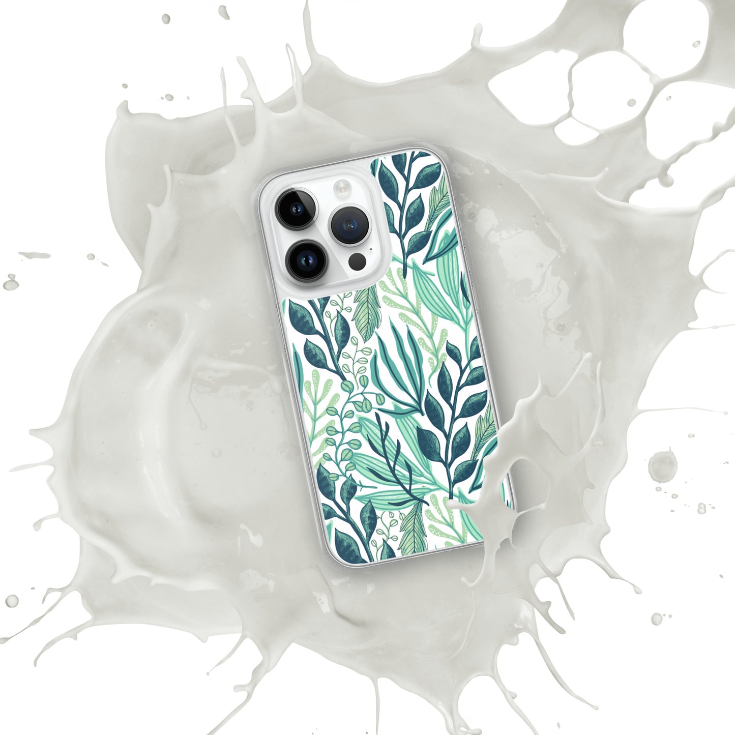 Tropical foliage - Clear Case for iPhone®