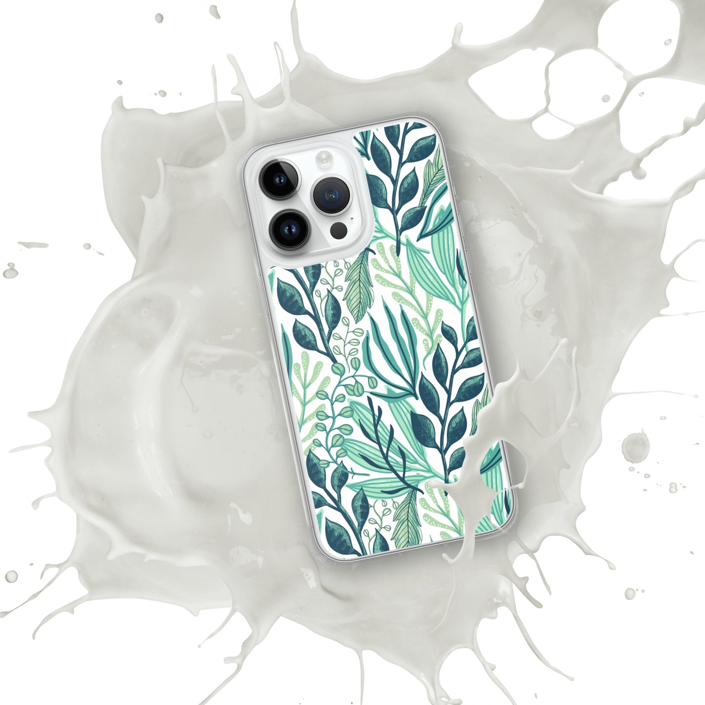Tropical foliage - Clear Case for iPhone®