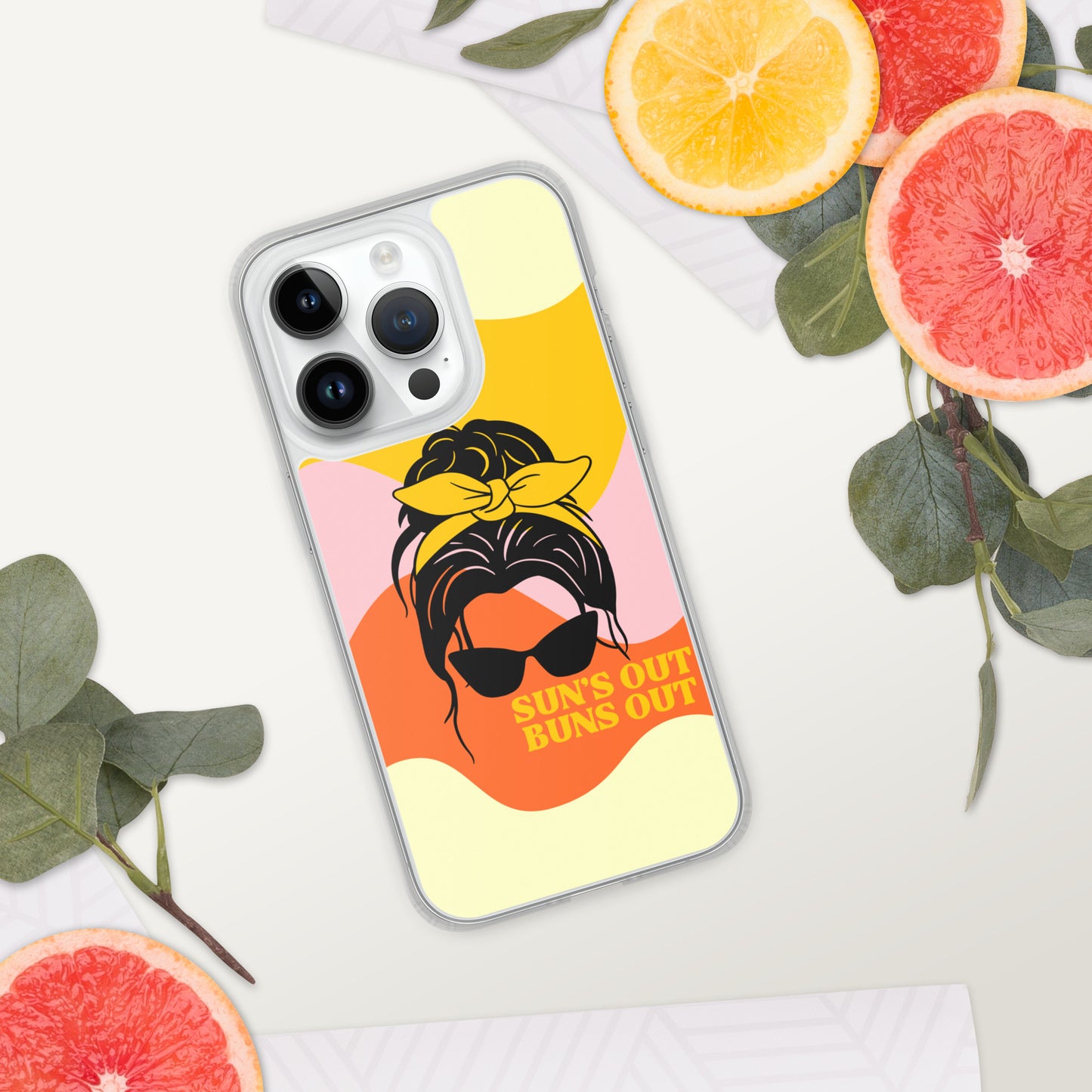Sun's out buns out- Clear Case for iPhone®