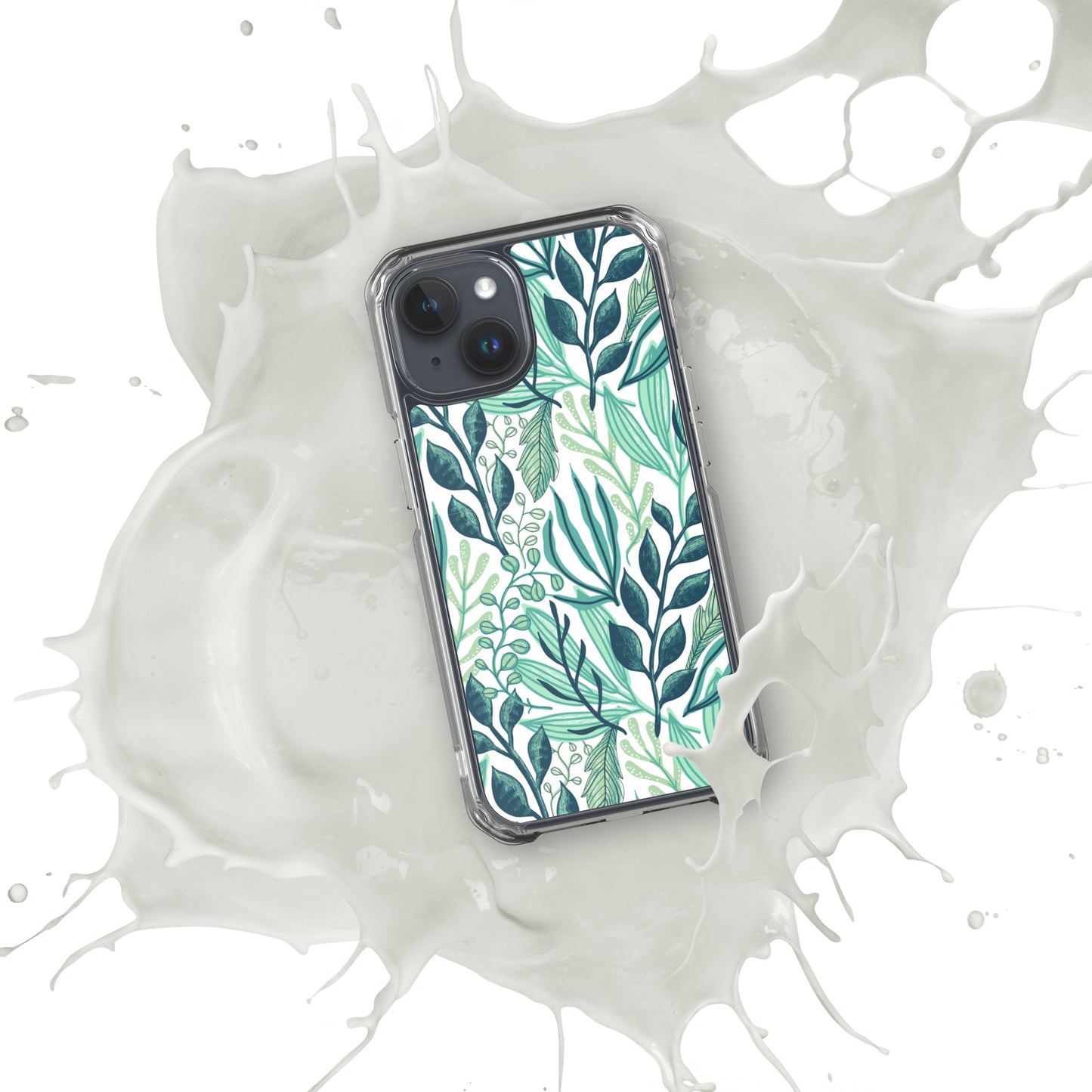 Tropical foliage - Clear Case for iPhone®