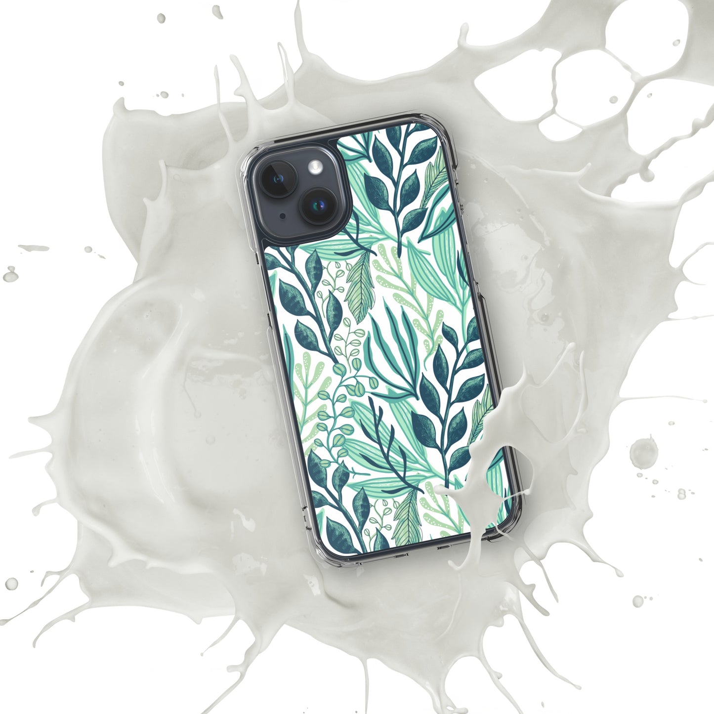 Tropical foliage - Clear Case for iPhone®