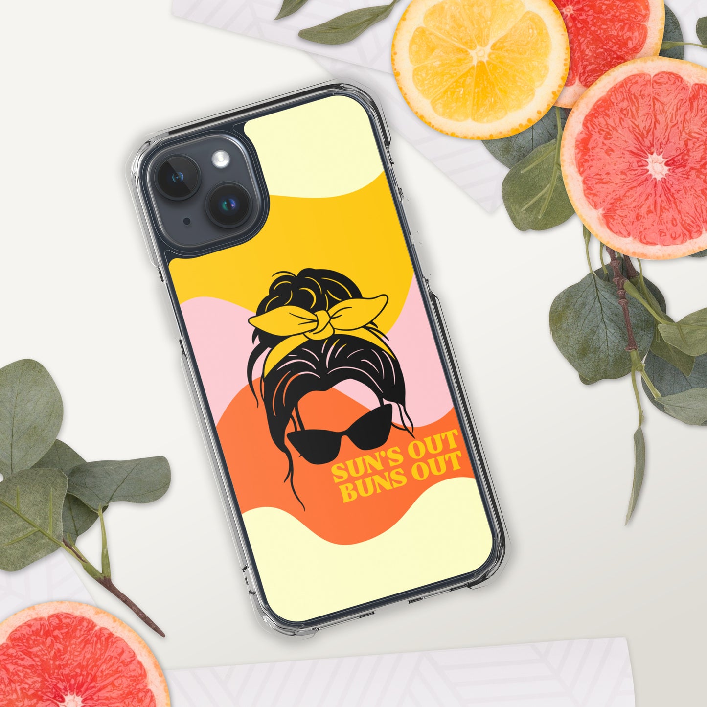Sun's out buns out- Clear Case for iPhone®