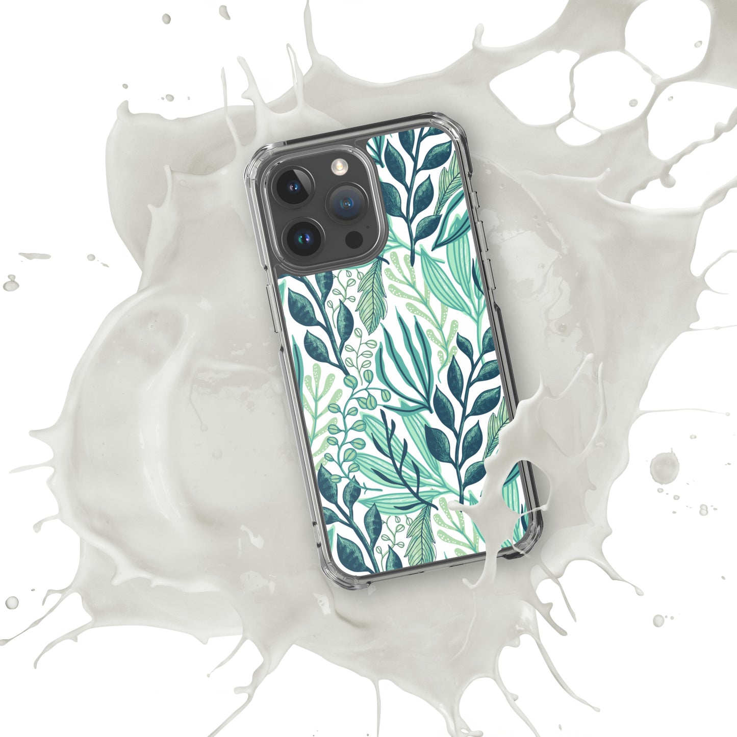 Tropical foliage - Clear Case for iPhone®