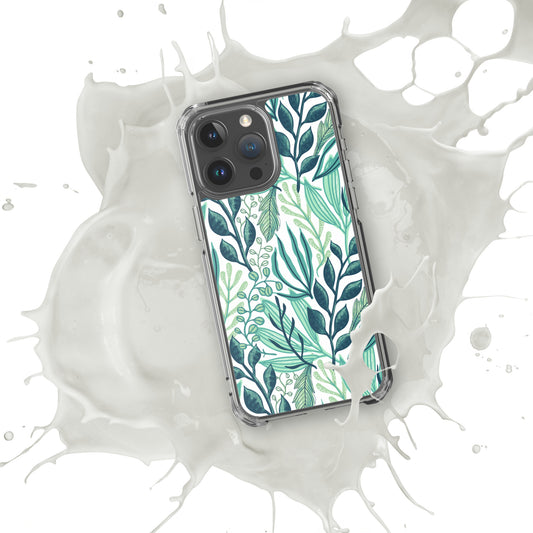 Tropical foliage - Clear Case for iPhone®
