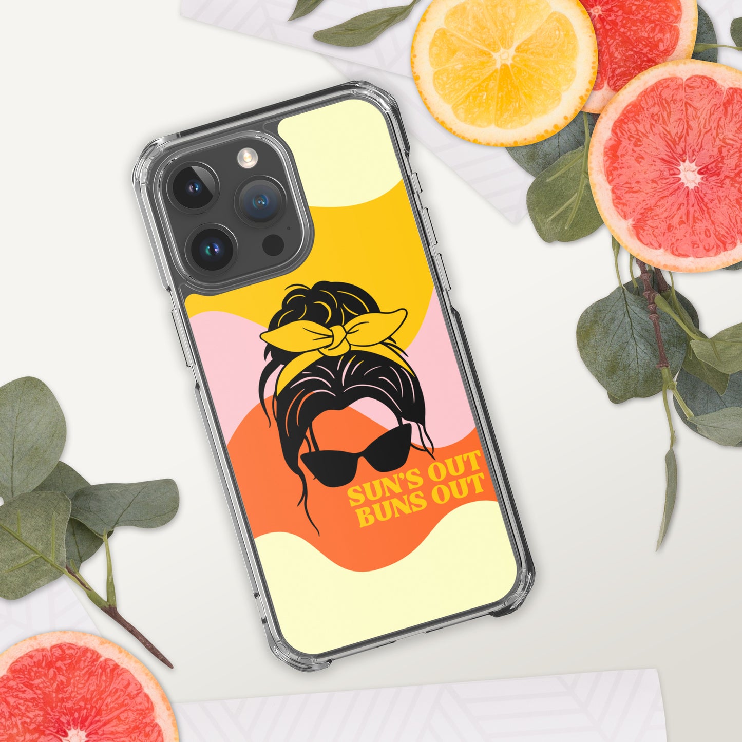 Sun's out buns out- Clear Case for iPhone®