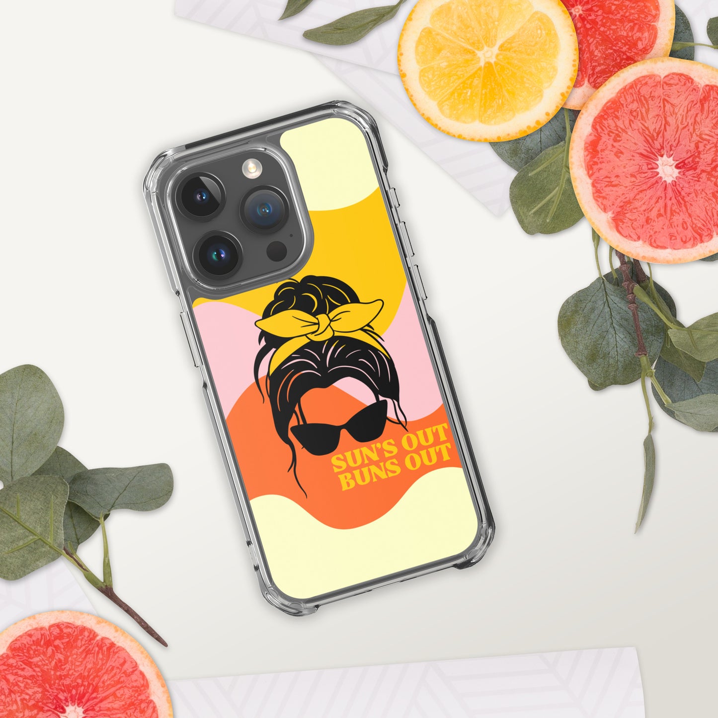Sun's out buns out- Clear Case for iPhone®