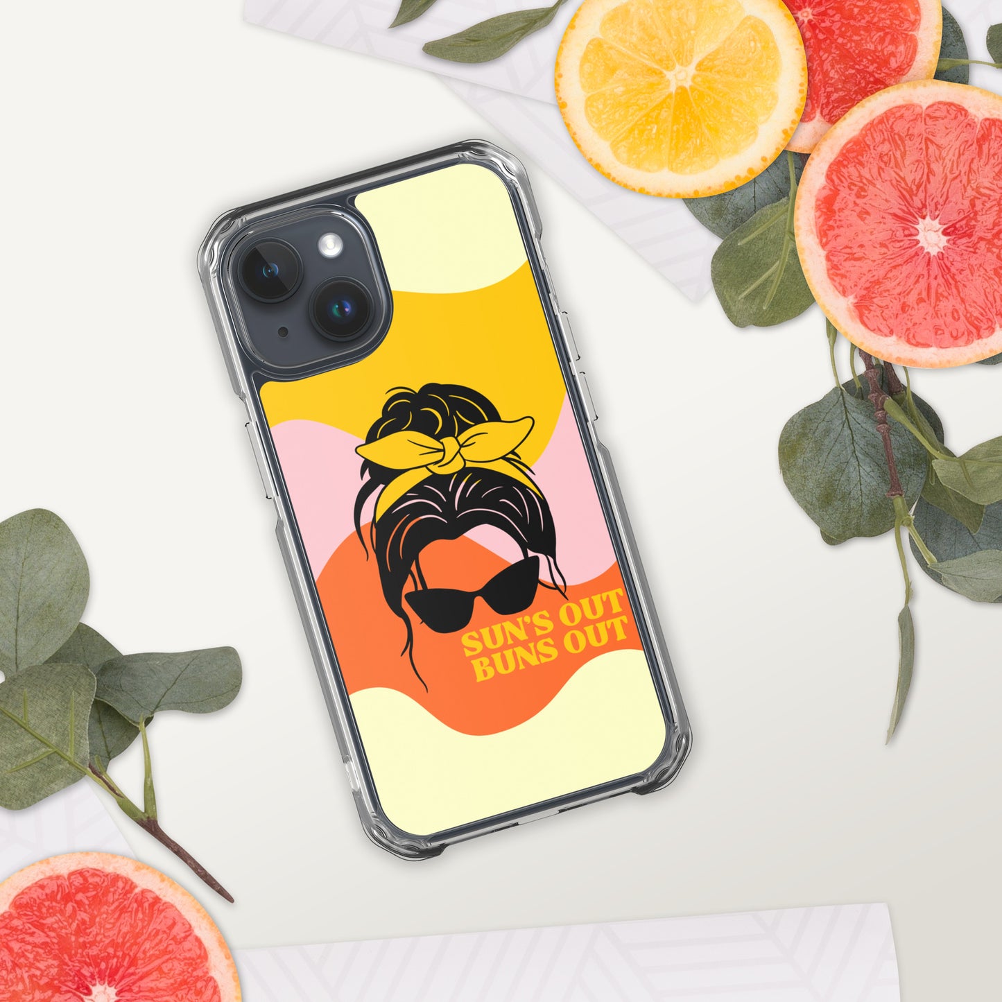 Sun's out buns out- Clear Case for iPhone®