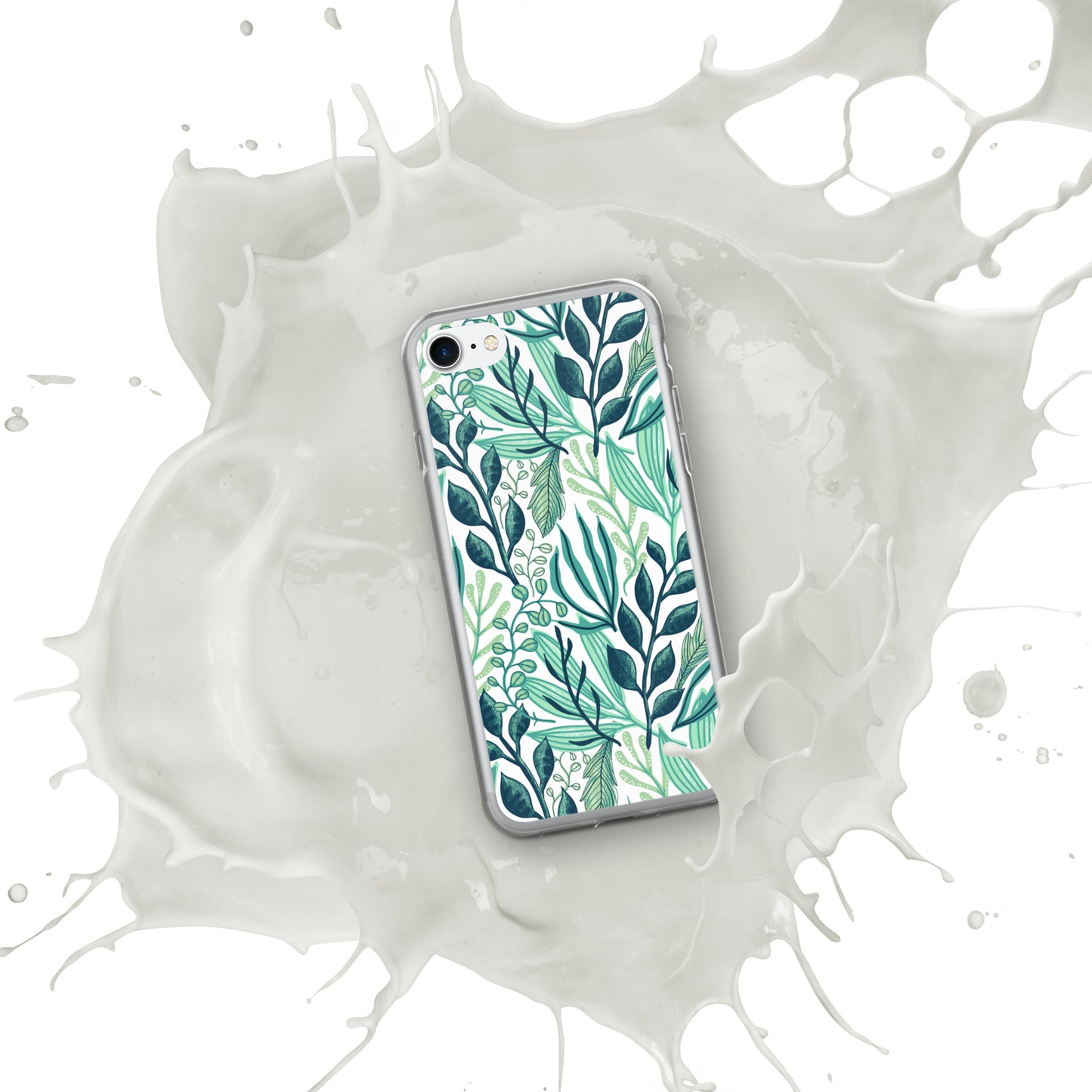 Tropical foliage - Clear Case for iPhone®