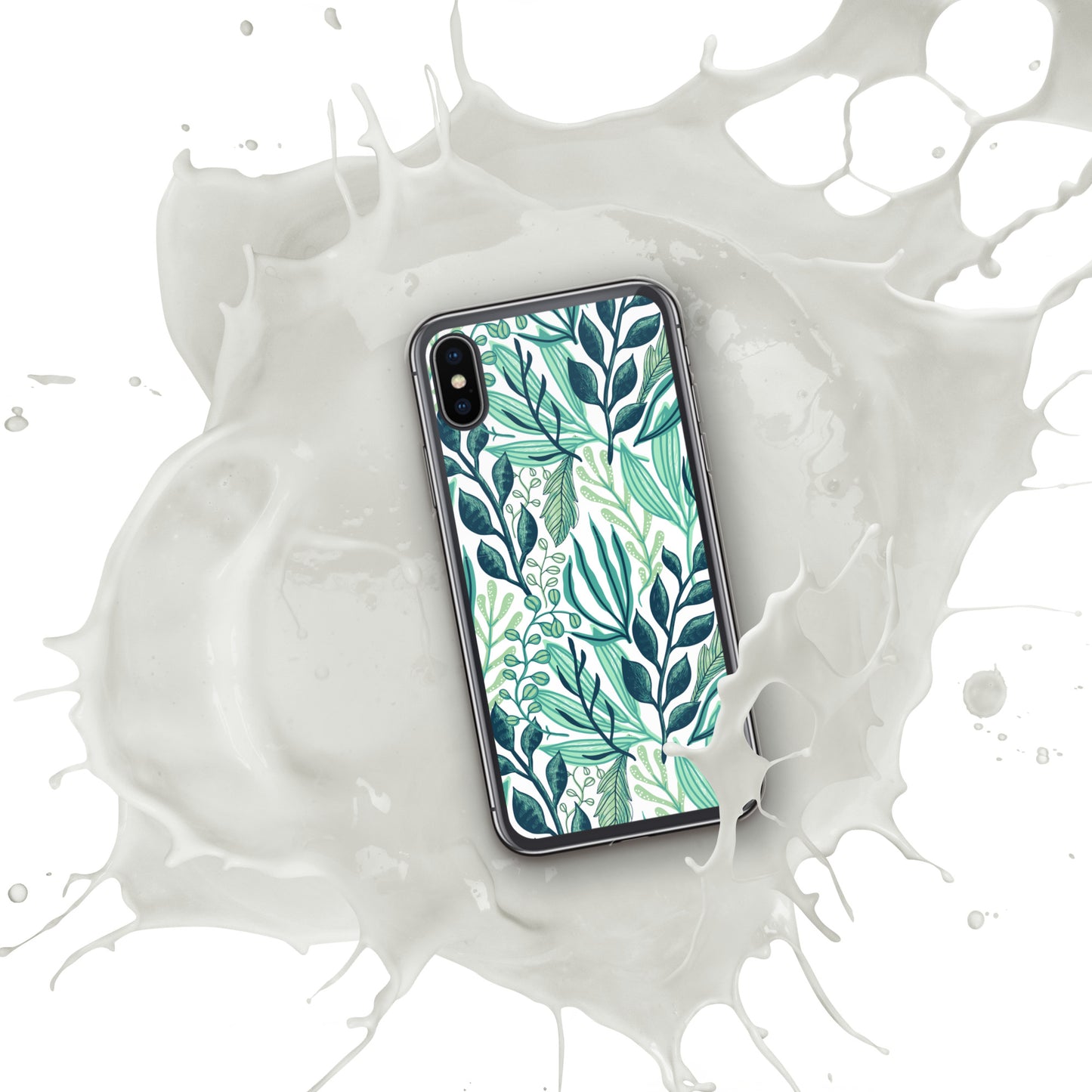 Tropical foliage - Clear Case for iPhone®