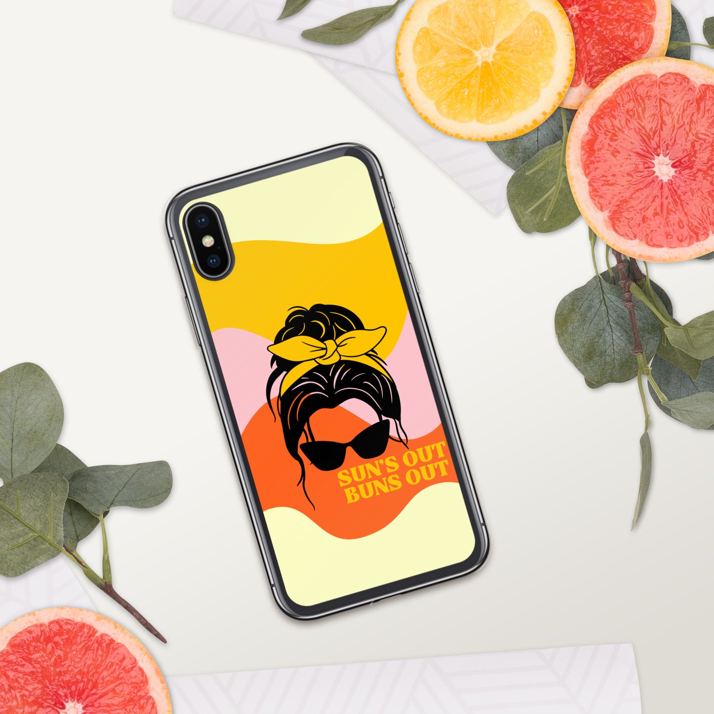 Sun's out buns out- Clear Case for iPhone®