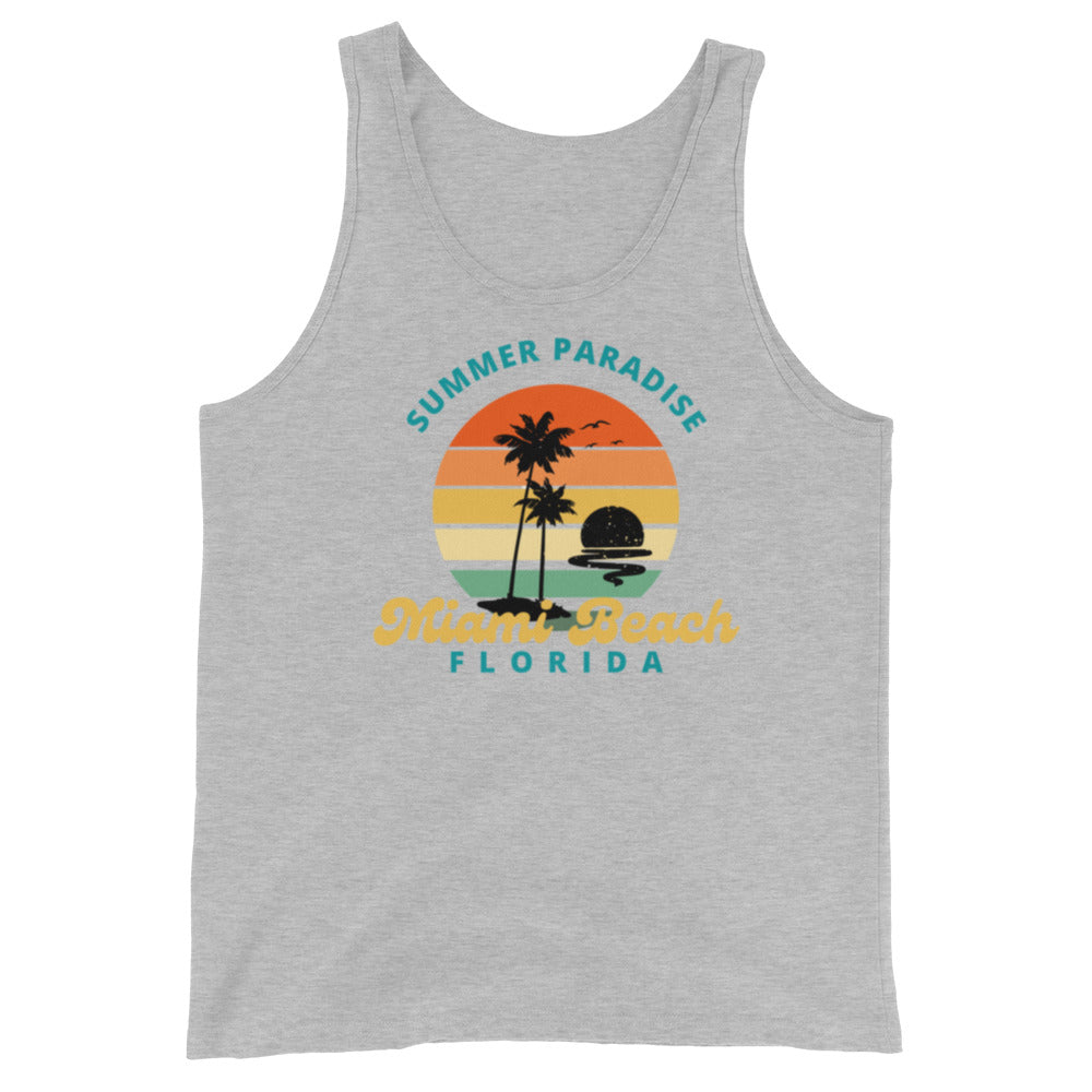 Miami Beach Summer Paradise - Tank Top