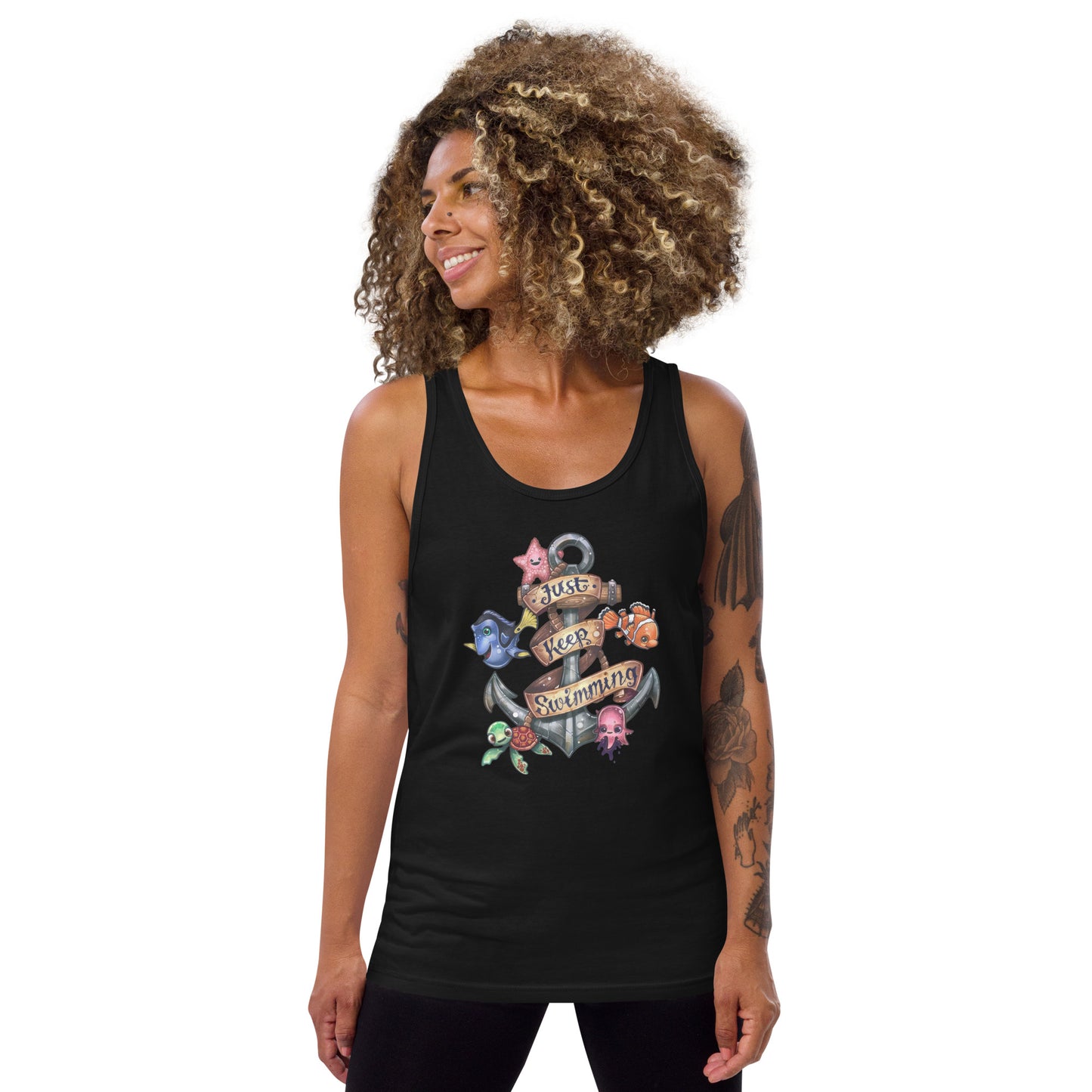 Just Keep Swimming - Tank Top