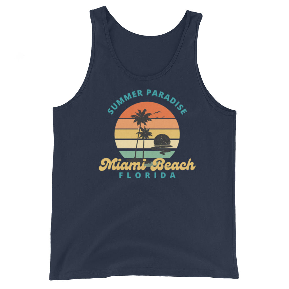Miami Beach Summer Paradise - Tank Top