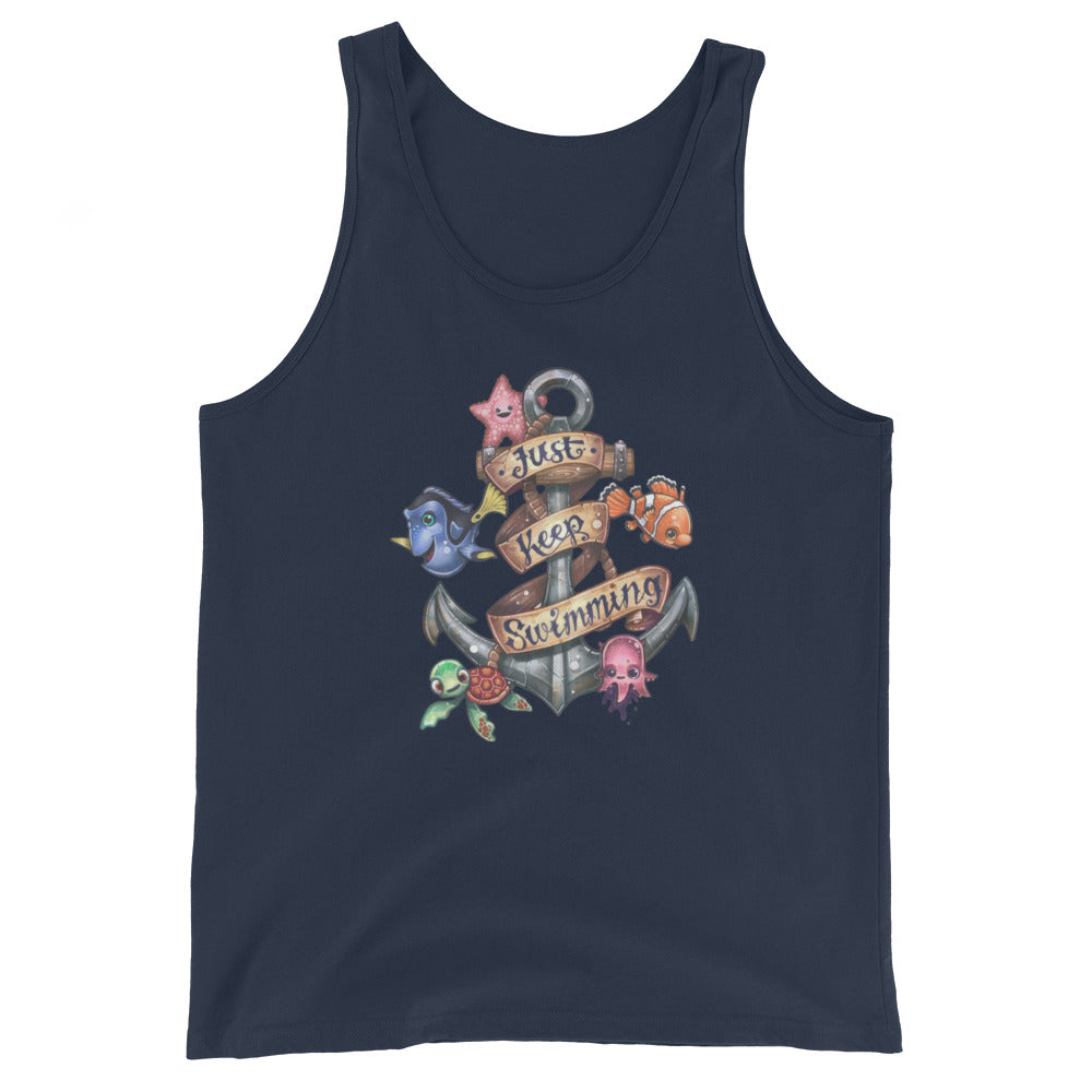 Just Keep Swimming - Tank Top